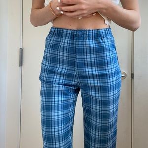 Blue tilden high rise pants